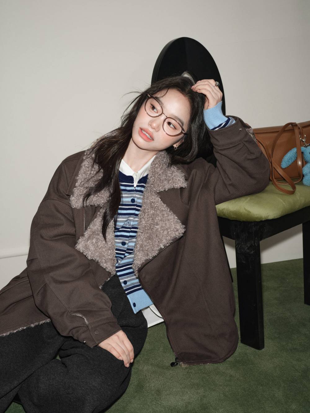 Faux Fur Collar Jacket