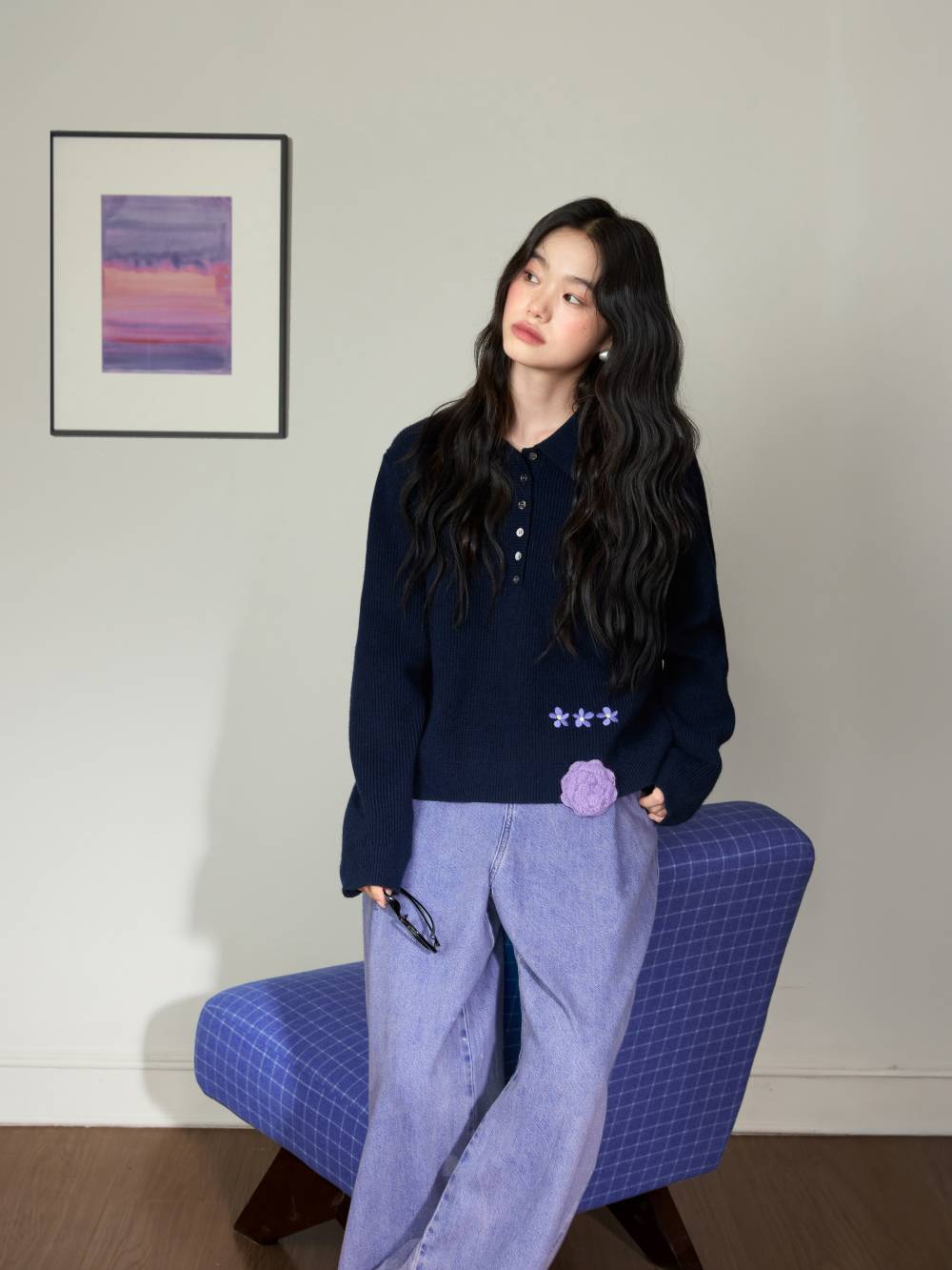 Polo Collar Sweater
