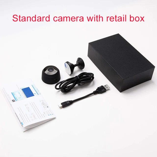 Mini Home Camera Security WiFi, Night Vision 1080 P Wireless Surveillance Camera