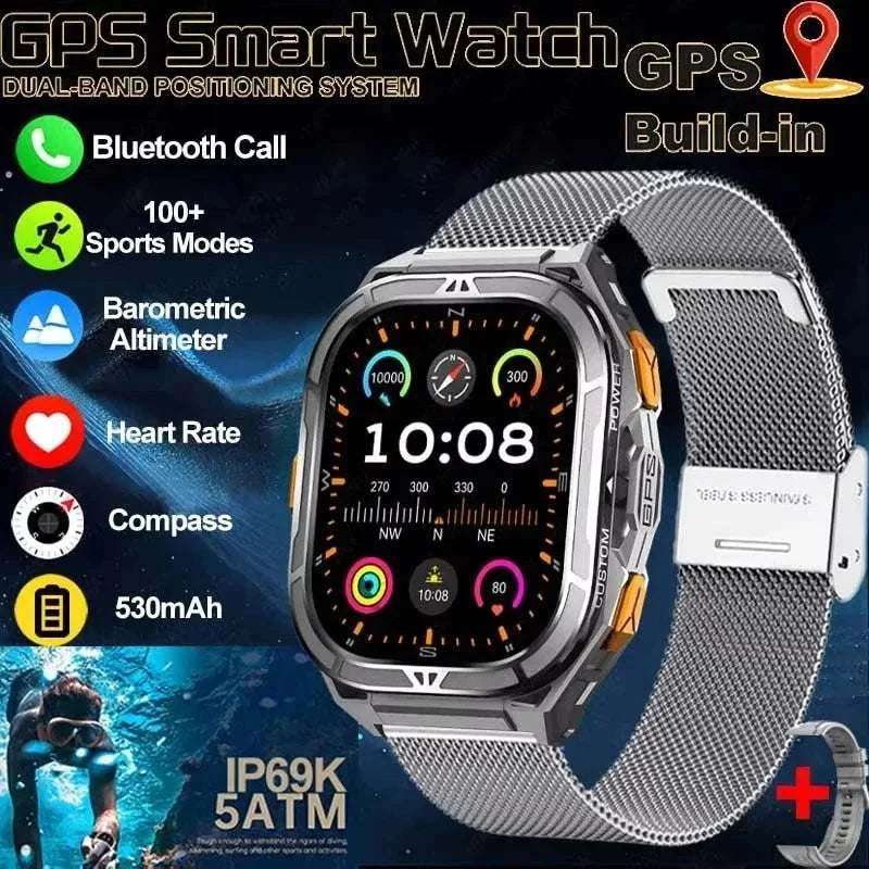 Terra-X GPS Rugged Smartwatch | 1.96
