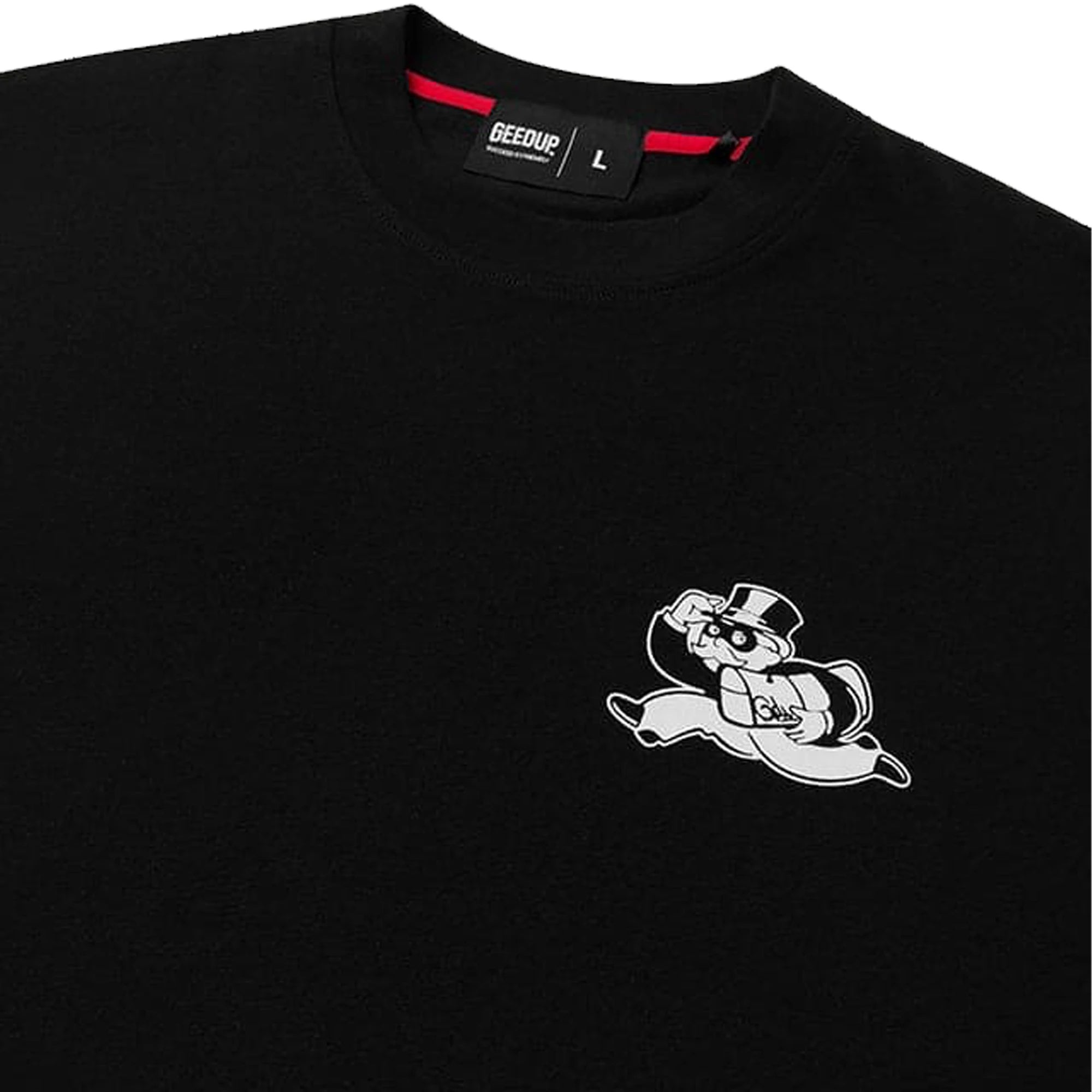 Geedup Duffle Bag Boys T-Shirt 'Black / White' (2025)