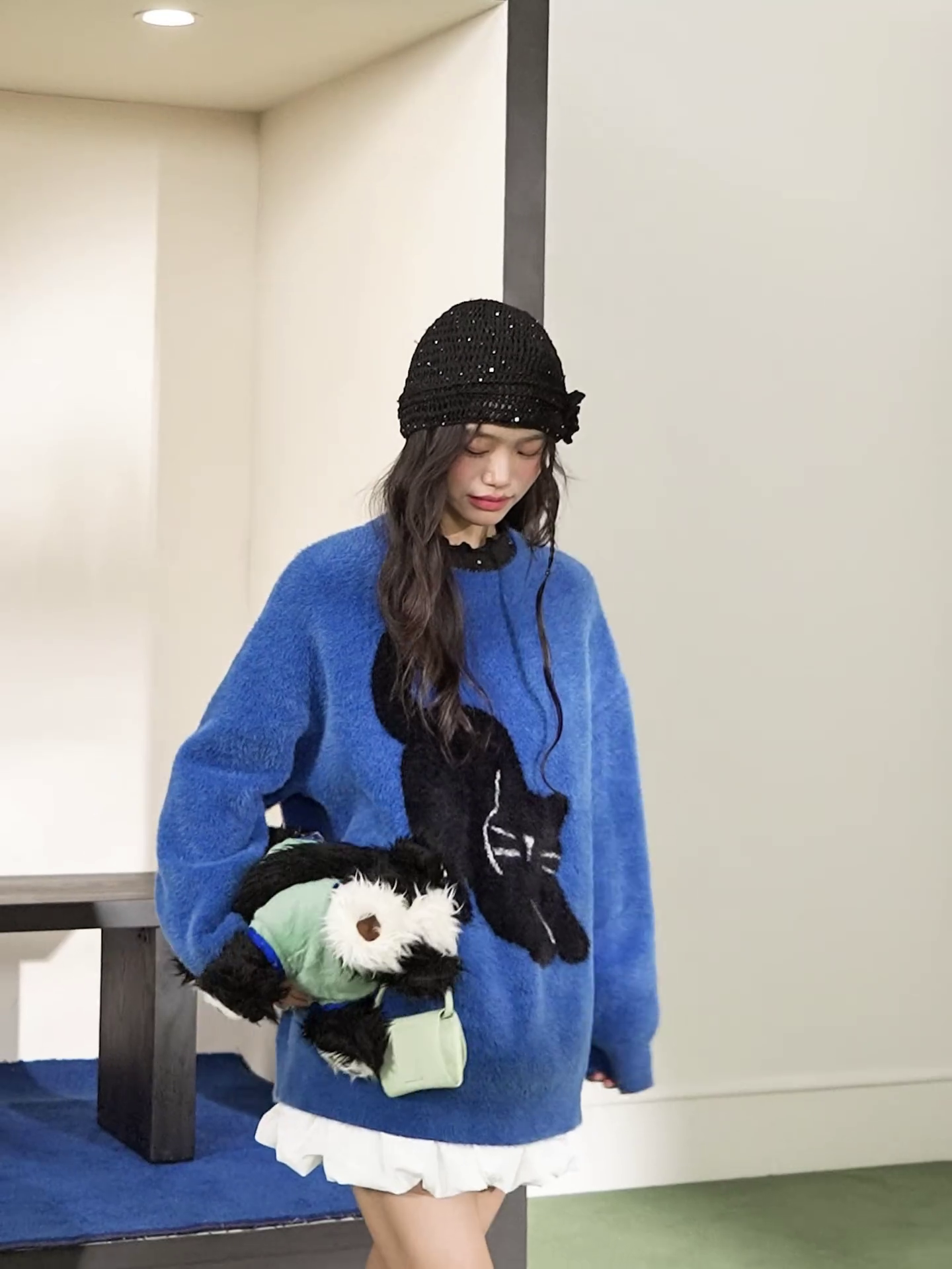Cat Graphic Sweater
