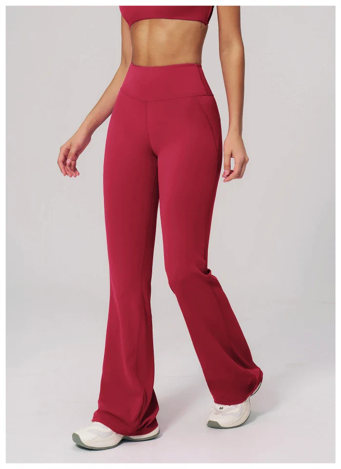 Cloud-Like High Waist Hip Lift Flared Pants
