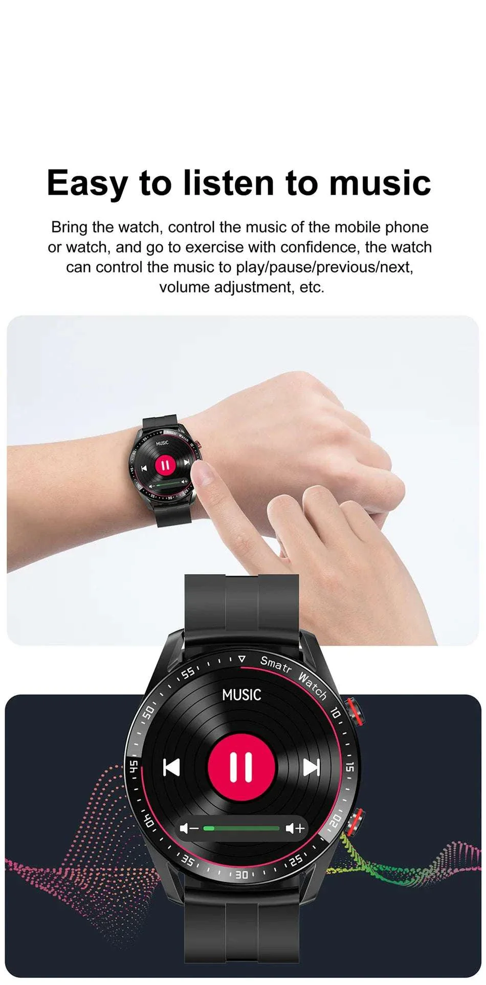Prestige Pro ECG+PPG Smartwatch with Steel Bracelet