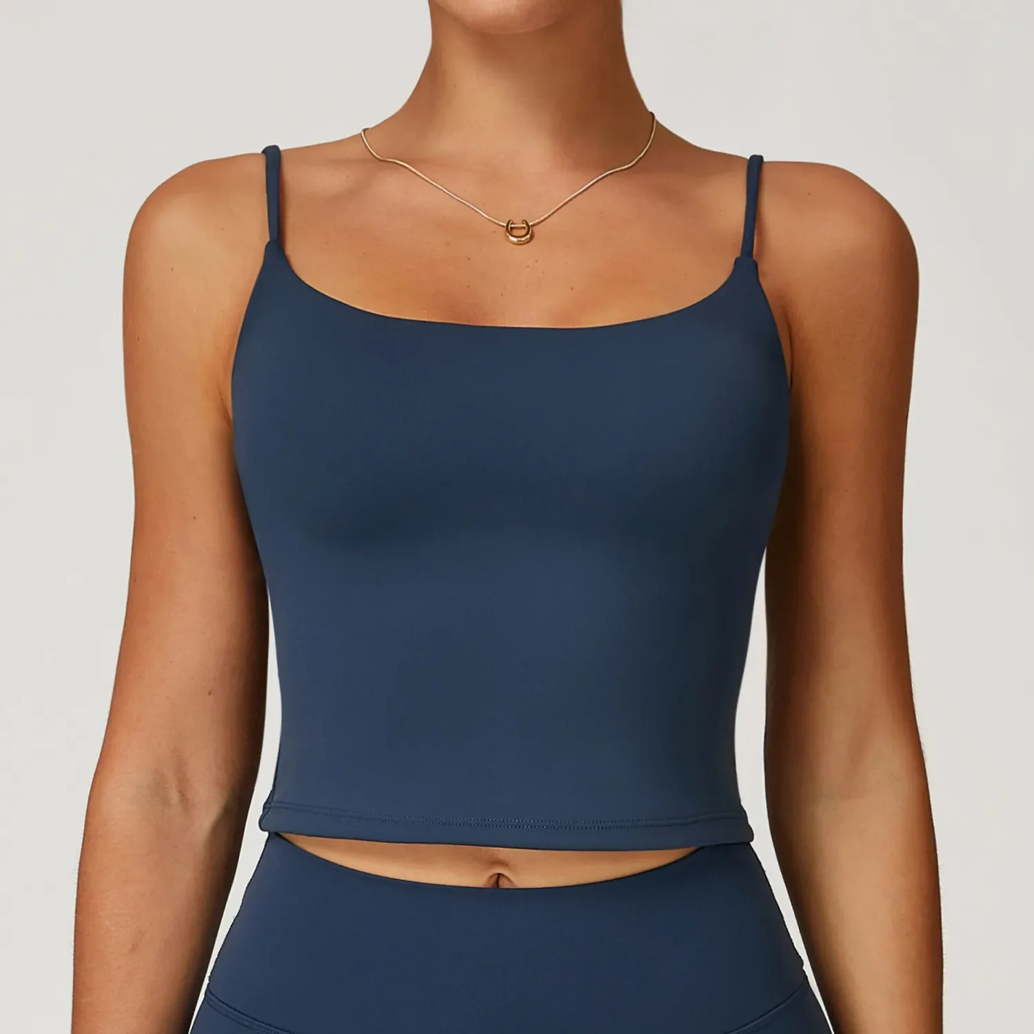 Fitness Tank Top with Spaghetti Straps