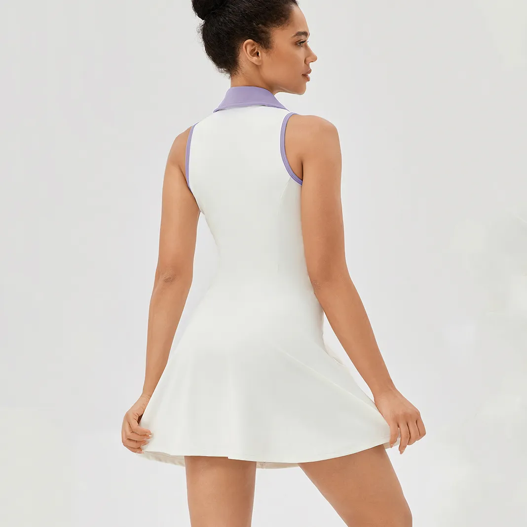 Lapel Tennis Jumpsuit