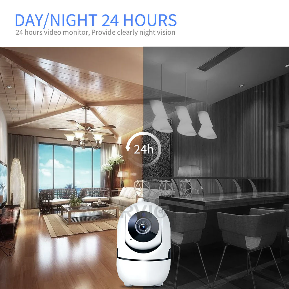 1080P Full HD Wireless IP Camera  Video Surveillance Auto Tracking Camera IR Night Vision