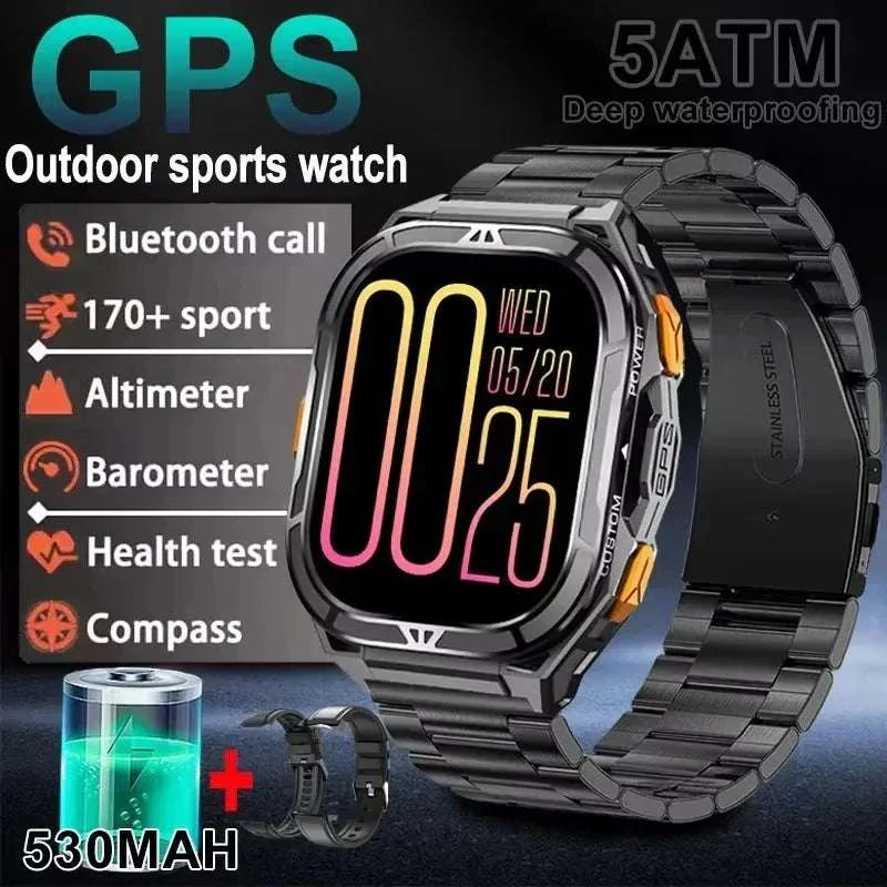 Terra-X GPS Rugged Smartwatch | 1.96