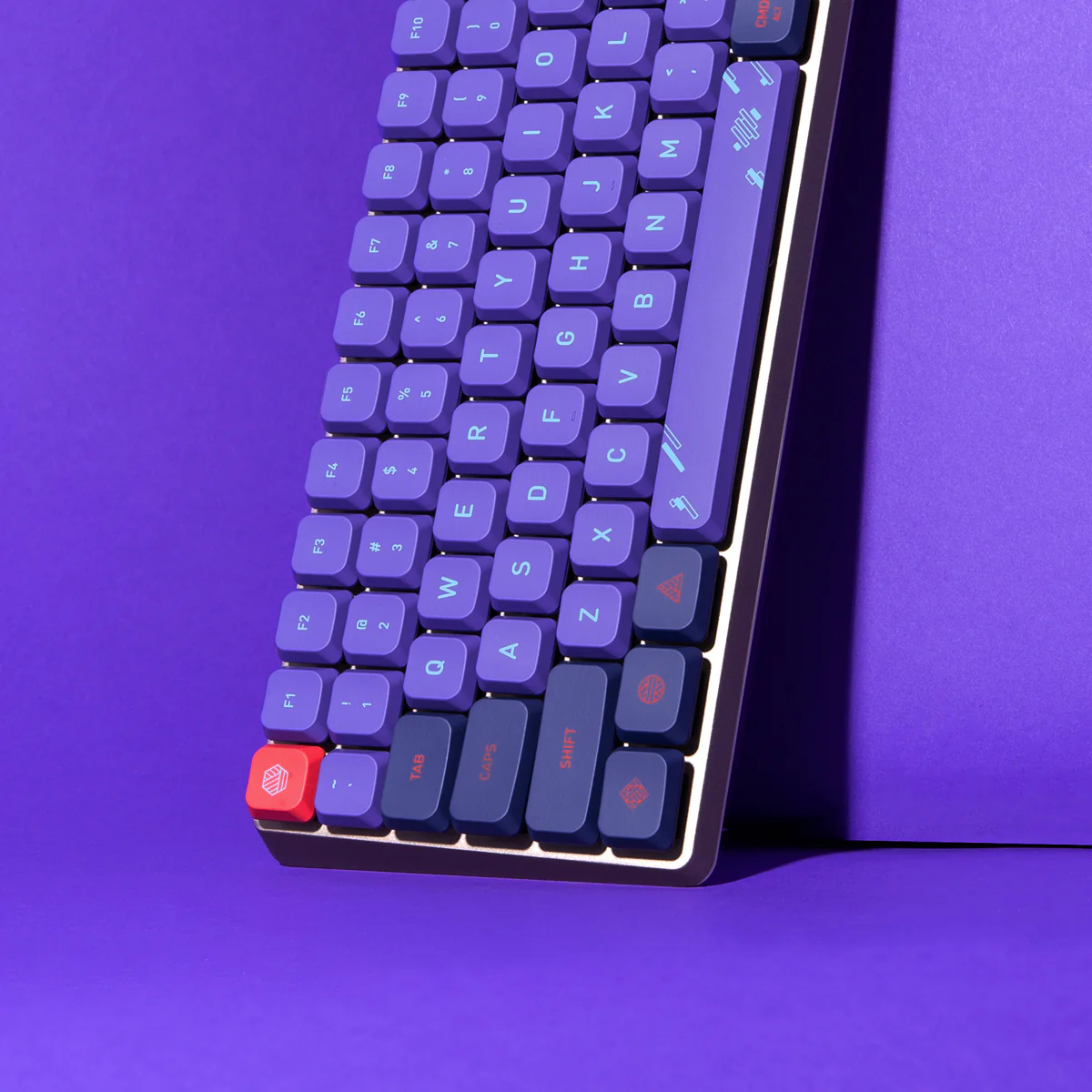 Neon Flux Slim Keycaps