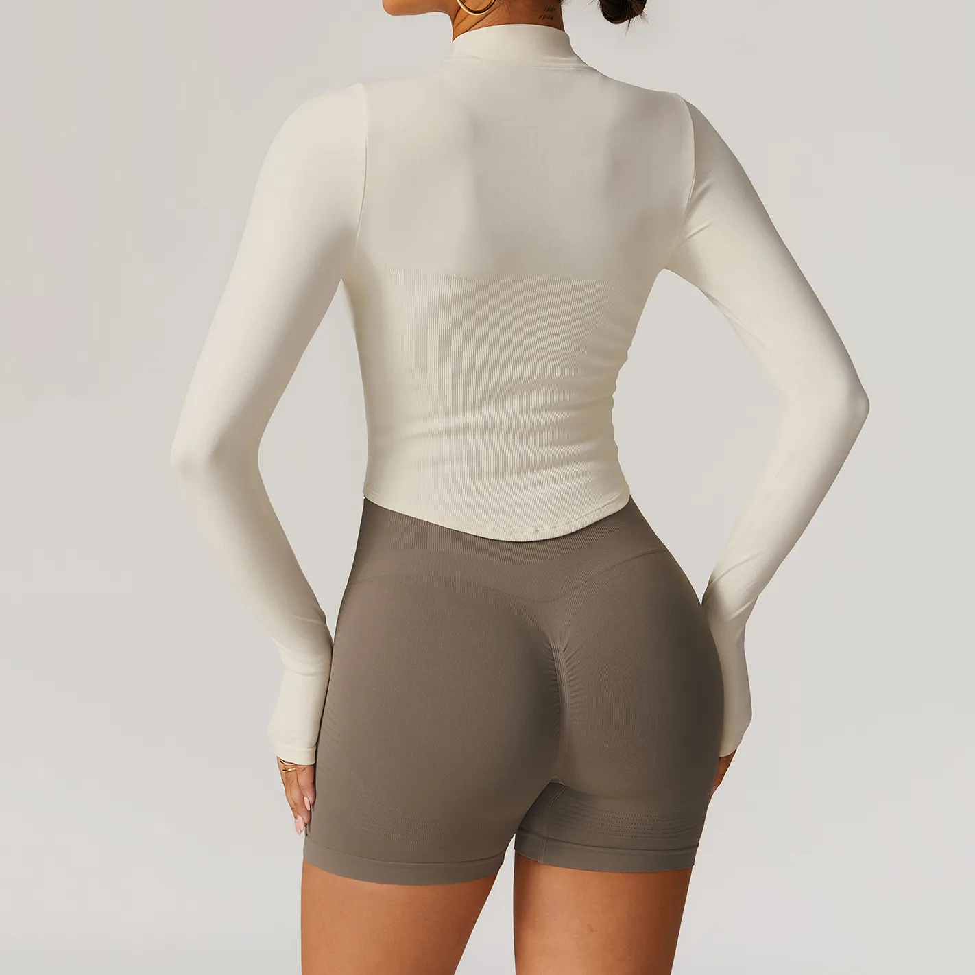 Long Sleeve Zipper Top