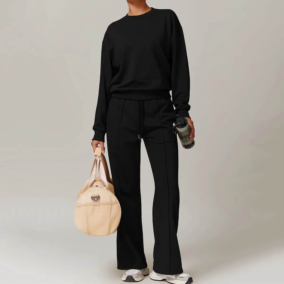Casual Crew Neck Pullover