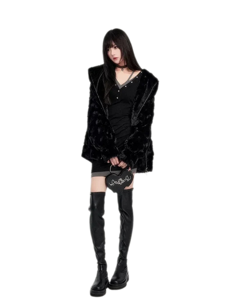 Eco Faux Fur Cat-Ear Hoodie
