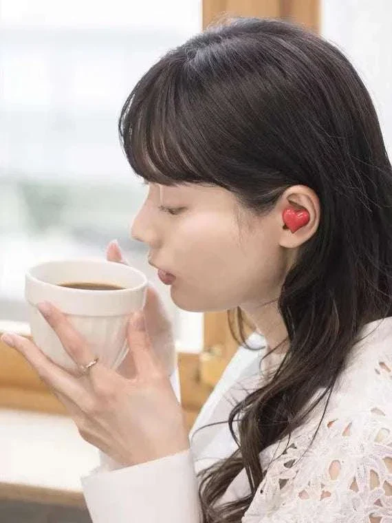 Love Heartbuds Bluetooth 5.3 Wireless Earbuds with HiFi Stereo