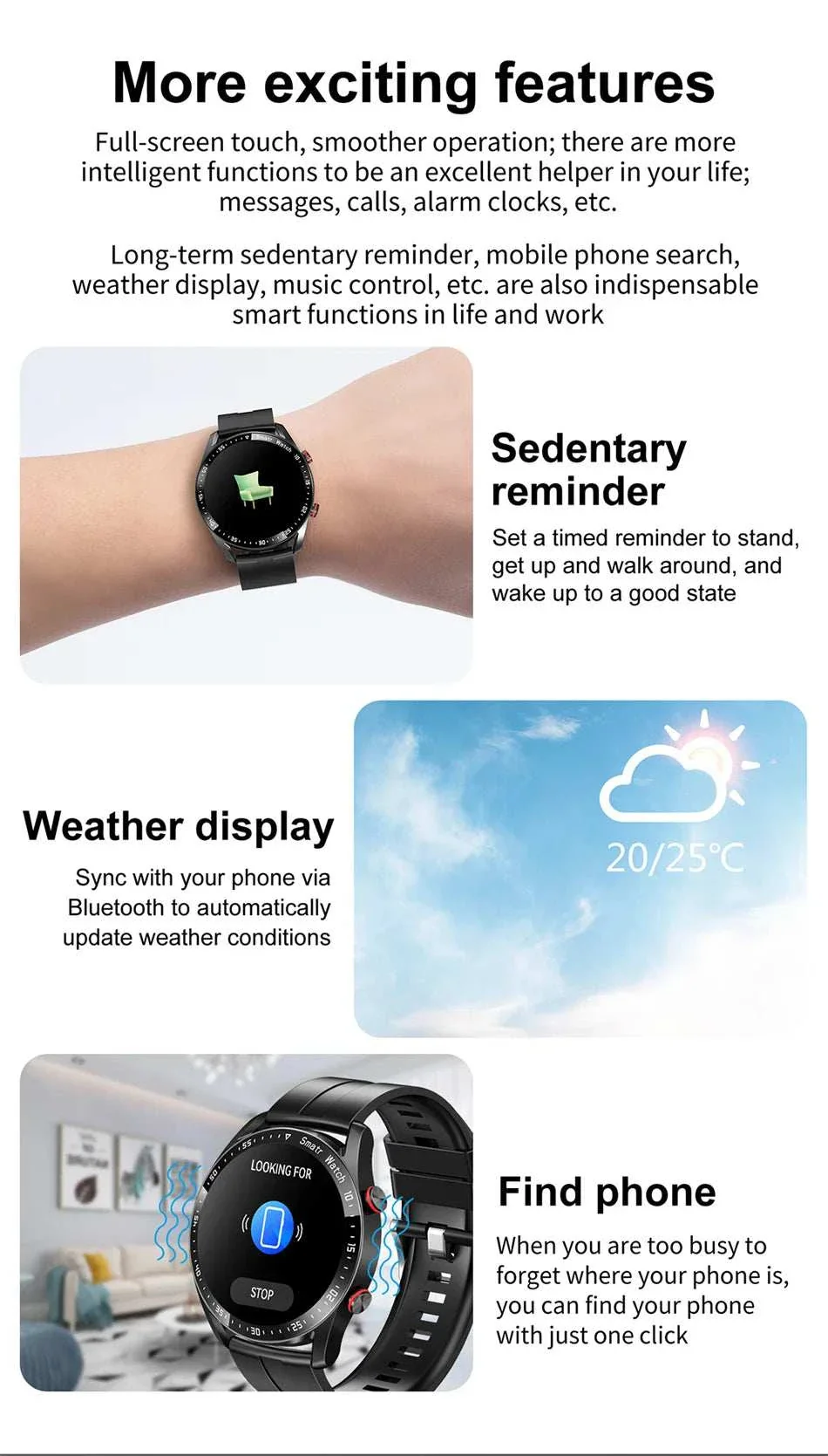 Prestige Pro ECG+PPG Smartwatch with Steel Bracelet