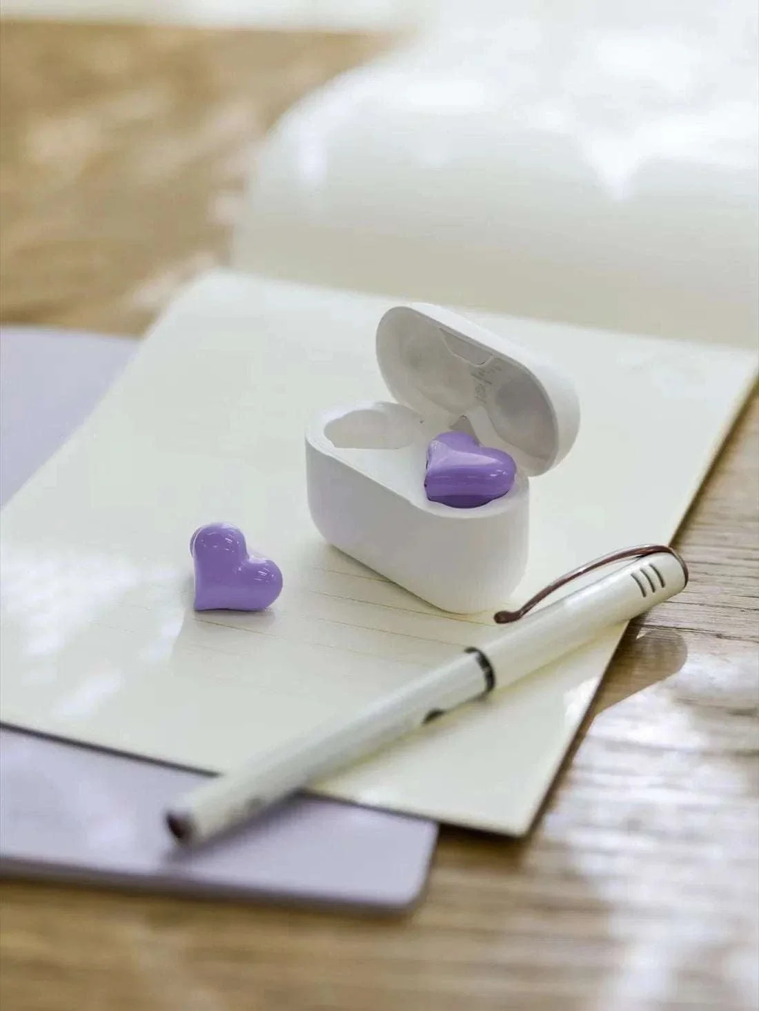 Love Heartbuds Bluetooth 5.3 Wireless Earbuds with HiFi Stereo