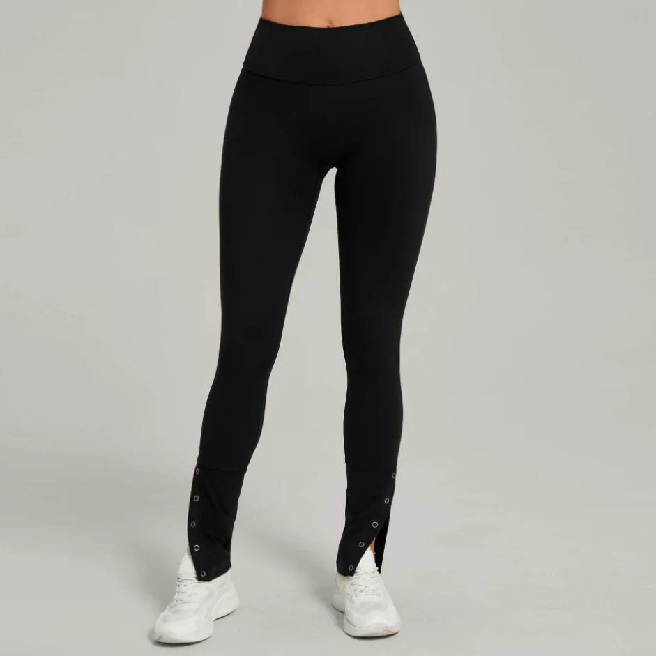 High Waist Slightly Flared Casual Athletic Pants