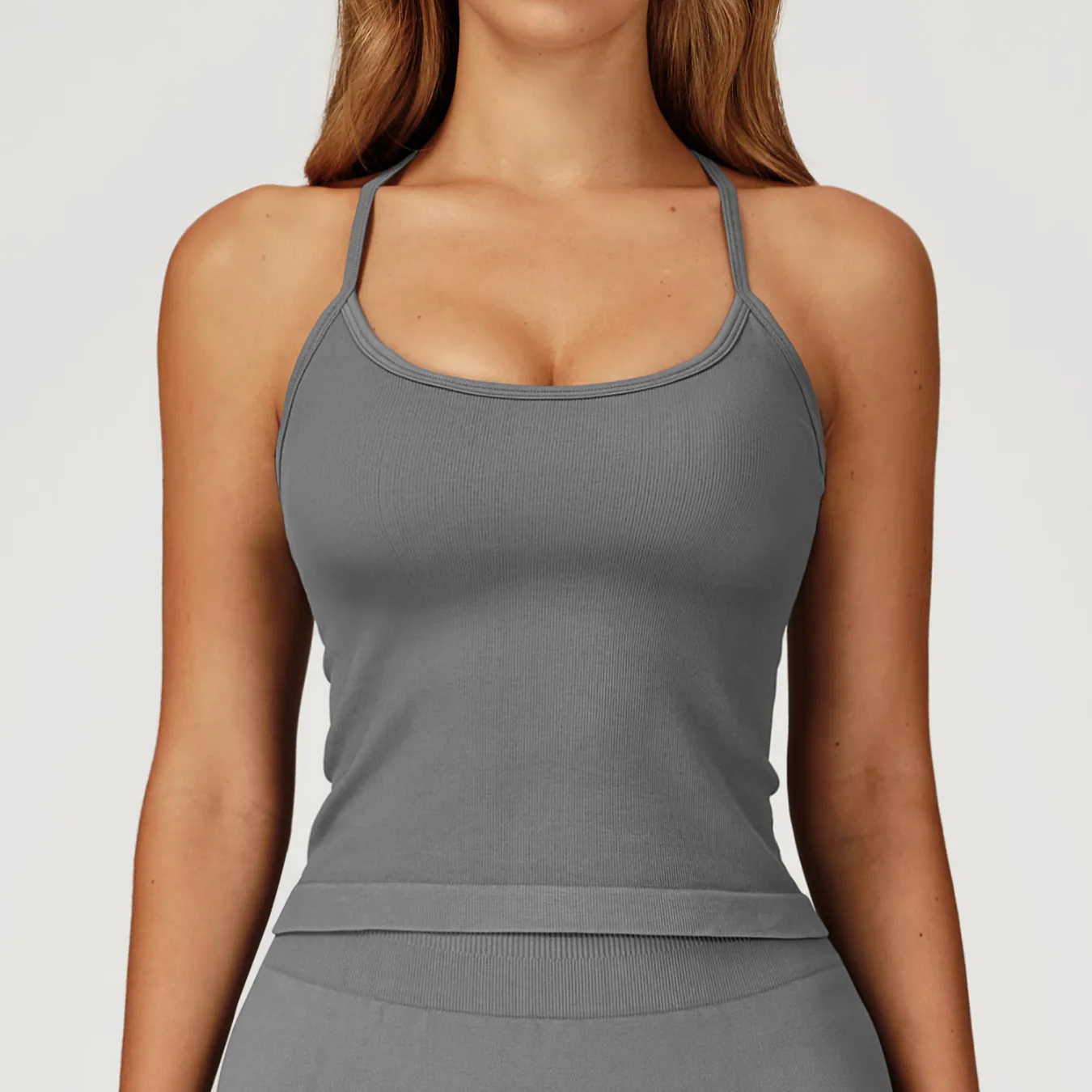 Seamless New Cross-strap Beautiful Back Yoga Vest