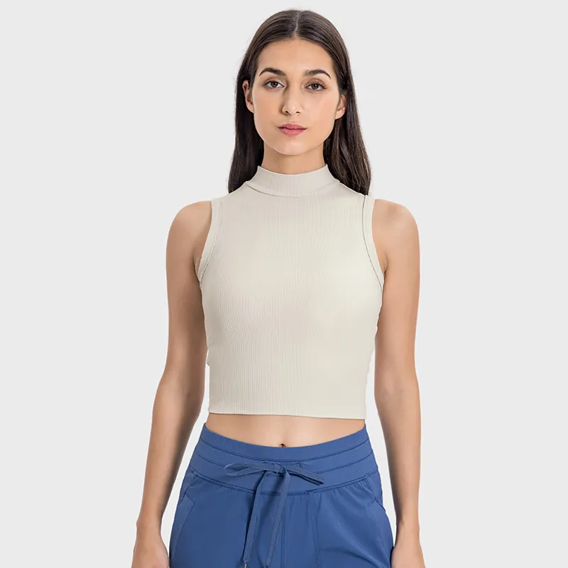 Summer High Neck Tank Top DQ102