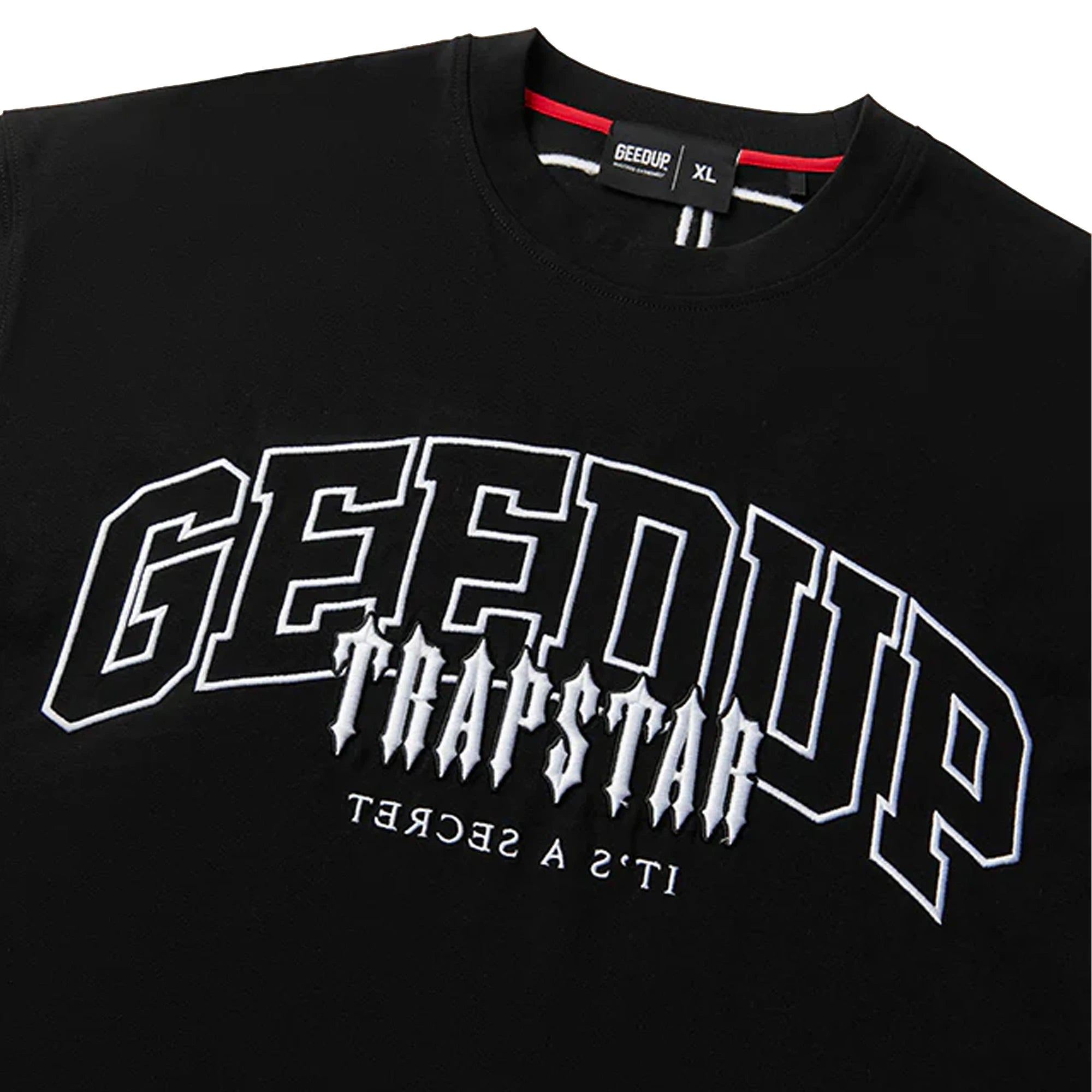 Geedup Team Logo x Trapstar Irongate T-Shirt 'Black' (2025)