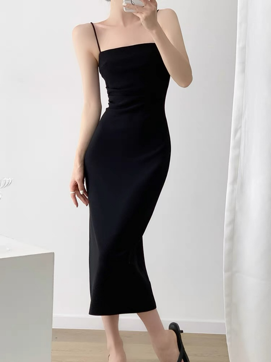 Xona Side Ruched Cami Dress