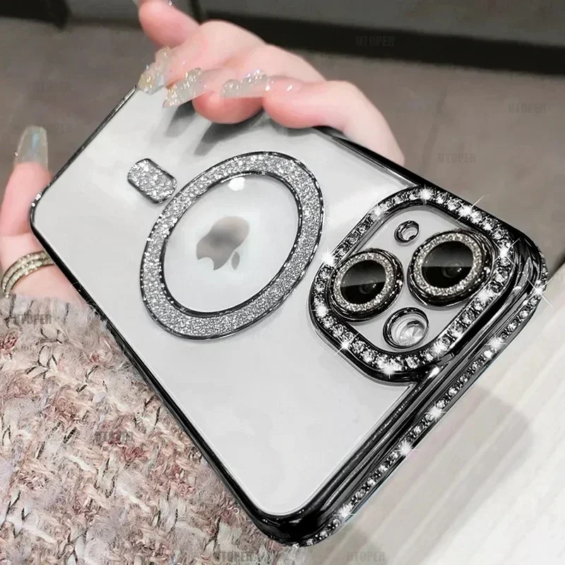 Apple iPhone - Premium Glitter Crystal MagSafe Case