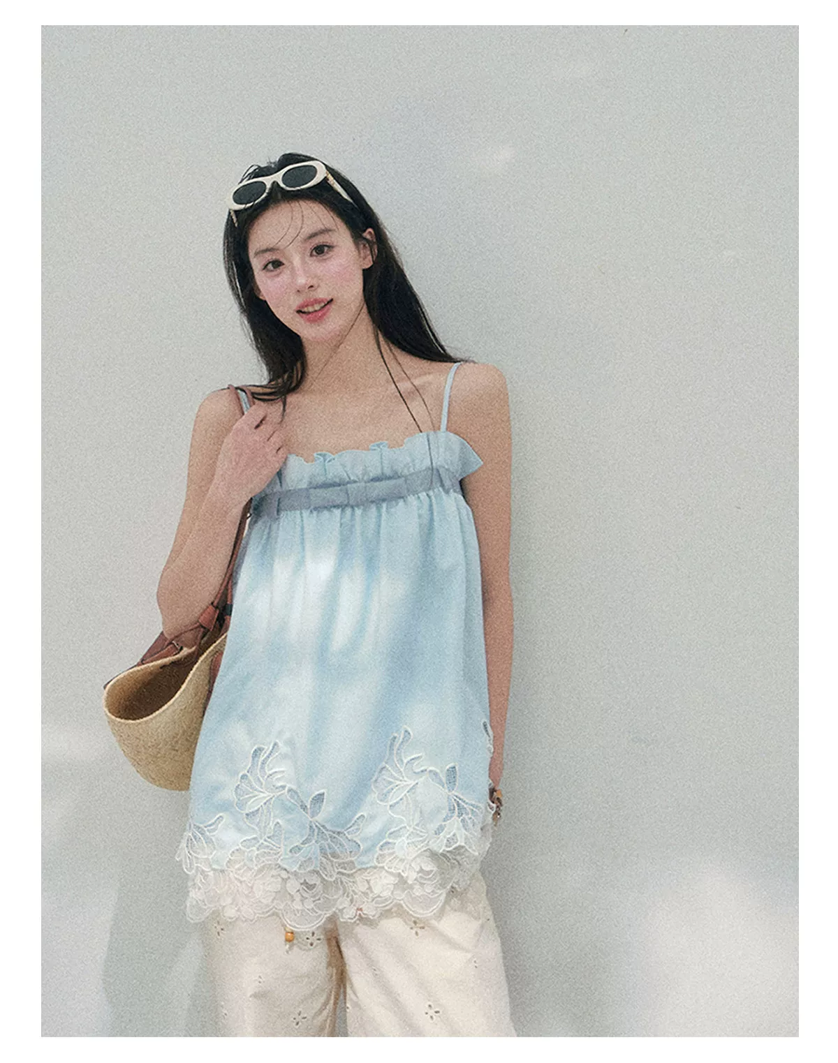 Bouquet Summer Lace Camisole Top