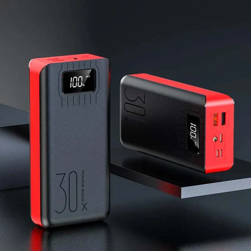 30000mAh Ultra-High Capacity Fast Charge Power Bank