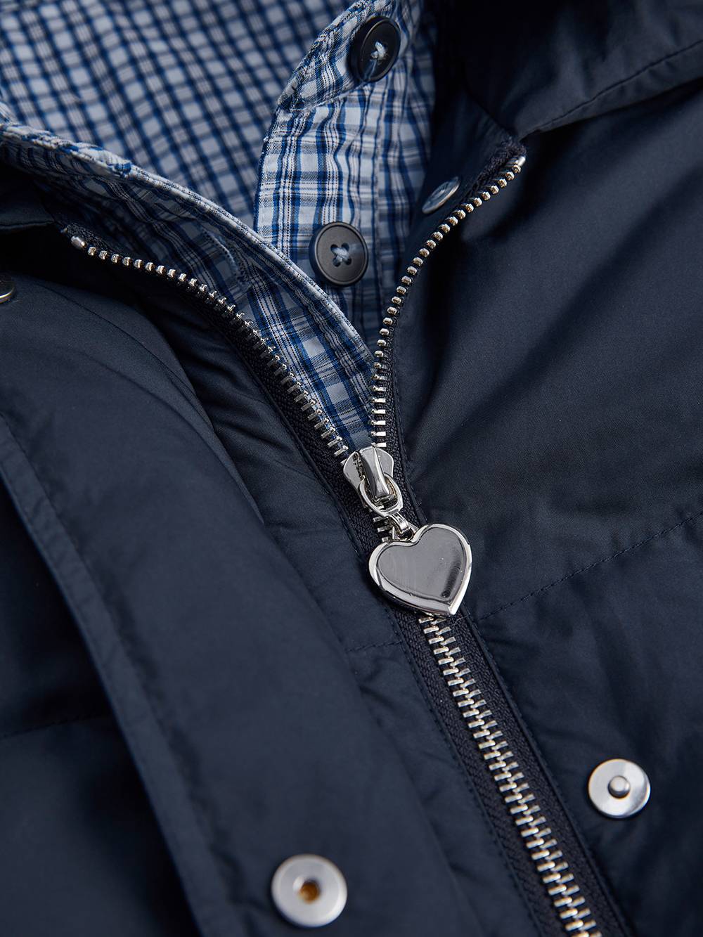 Layered Look Puffer Jacket