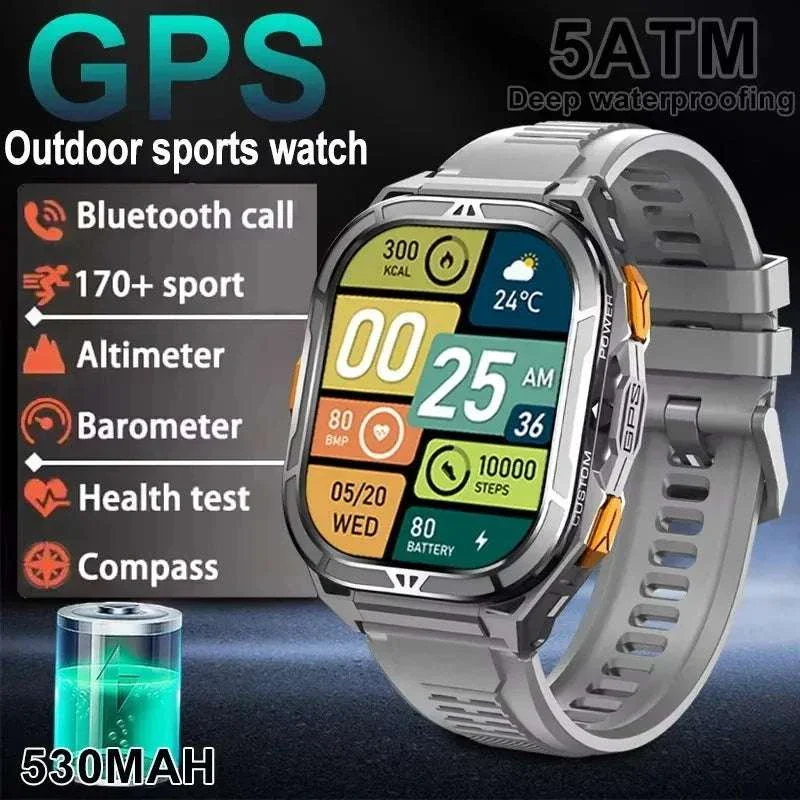 Terra-X GPS Rugged Smartwatch | 1.96