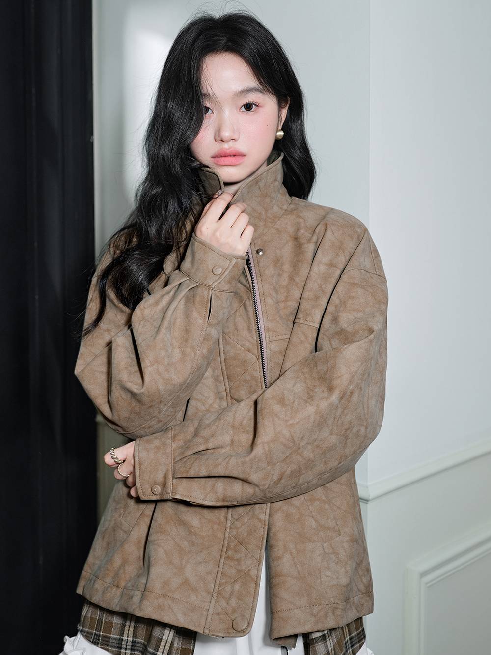 Faux Leather Jacket