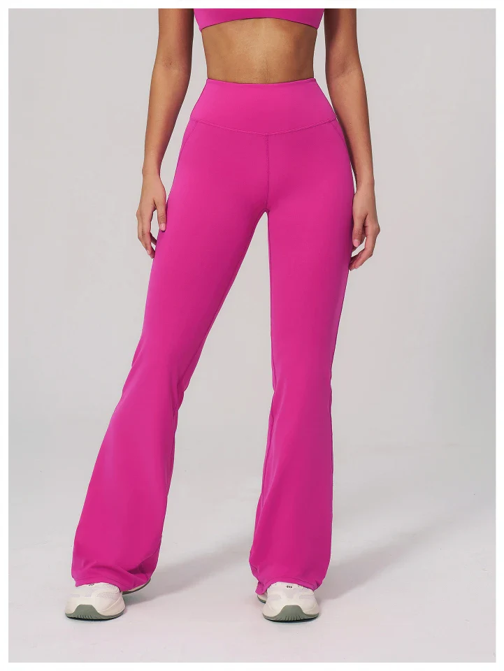 Cloud-Like High Waist Hip Lift Flared Pants