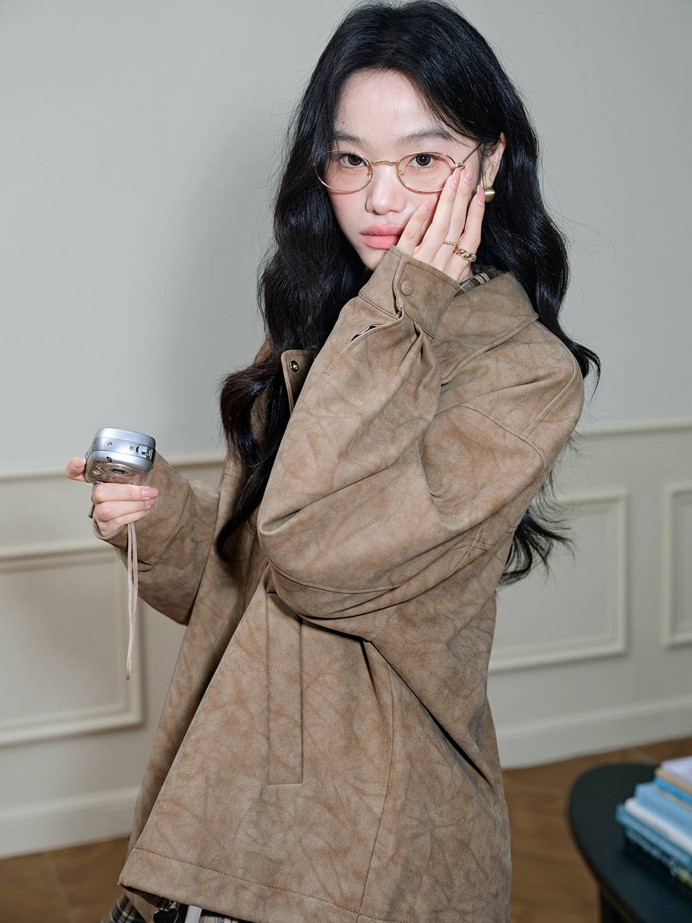 Faux Leather Jacket