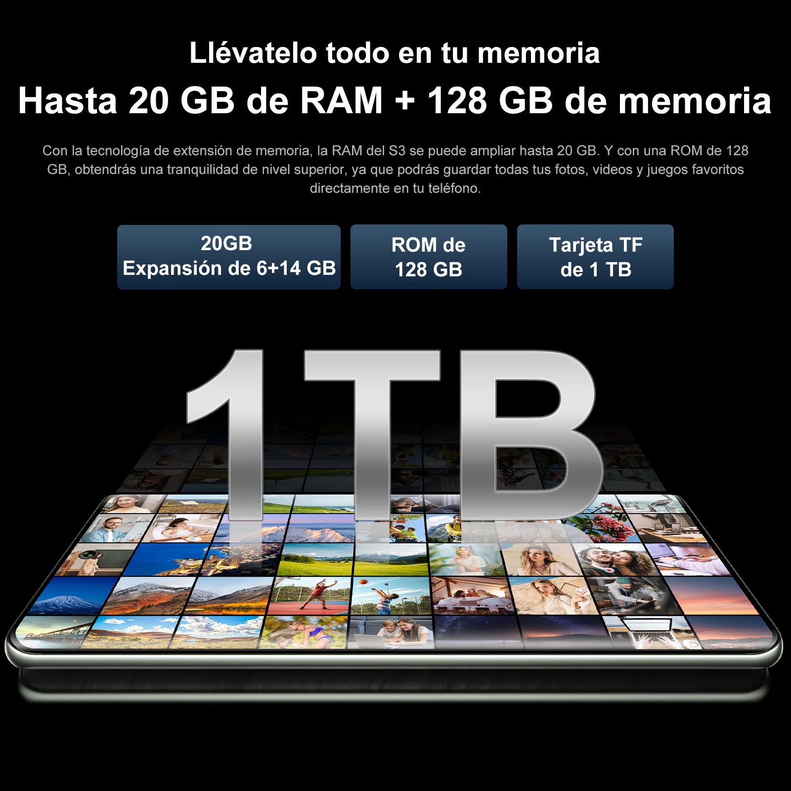 Teléfono inteligente Fossibot S3 Pro