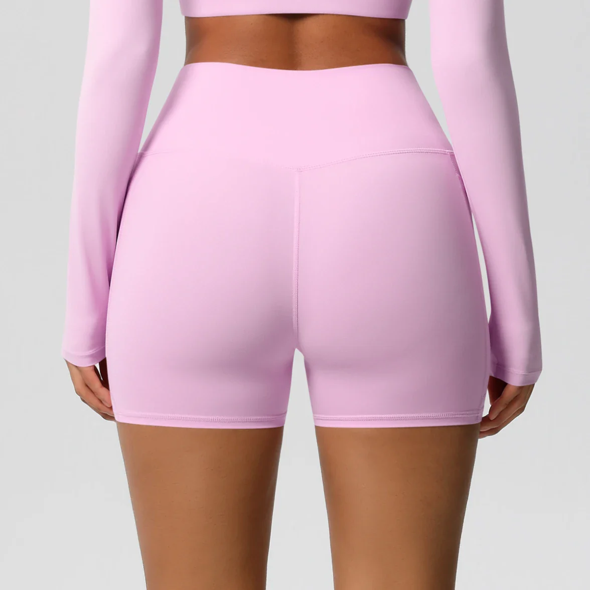 High Waist Yoga Short with Pockets