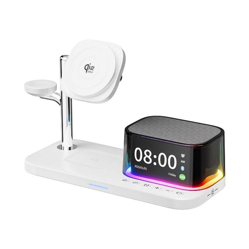 6-in-1 Magnetic Wireless Charger With Fast Charging compatible
