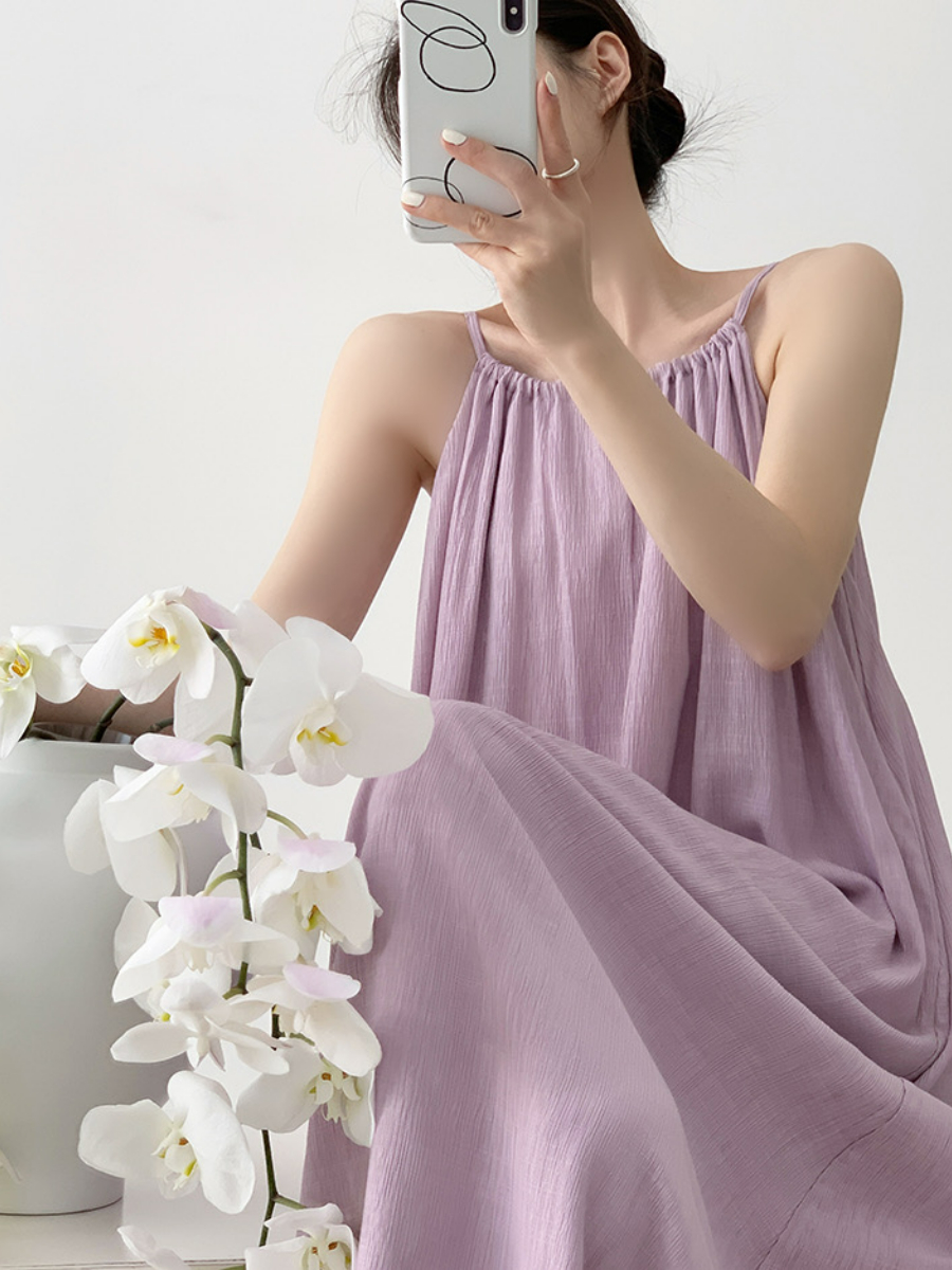 Xamorra Round Neck Maxi Dress