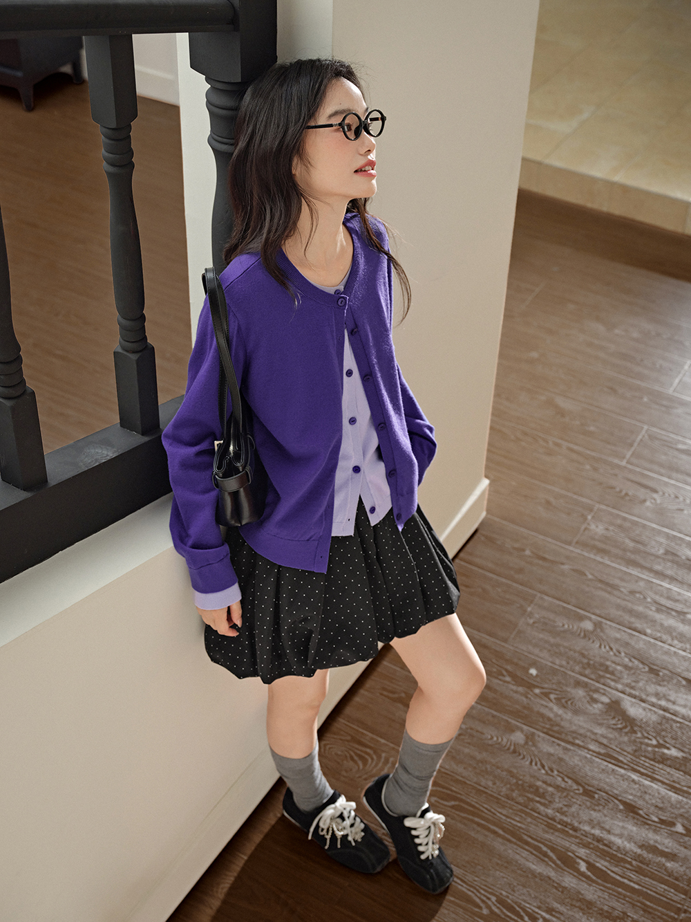 Fake Two-piece Cardigan
