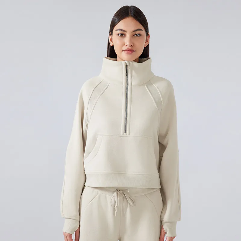 Half Zip Thick Sports Sweatshirt
