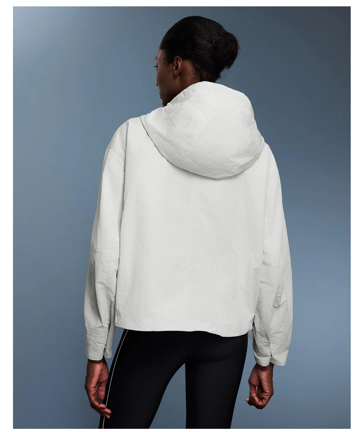 Light Outdoor Waterproof Hooded Jacket For Women