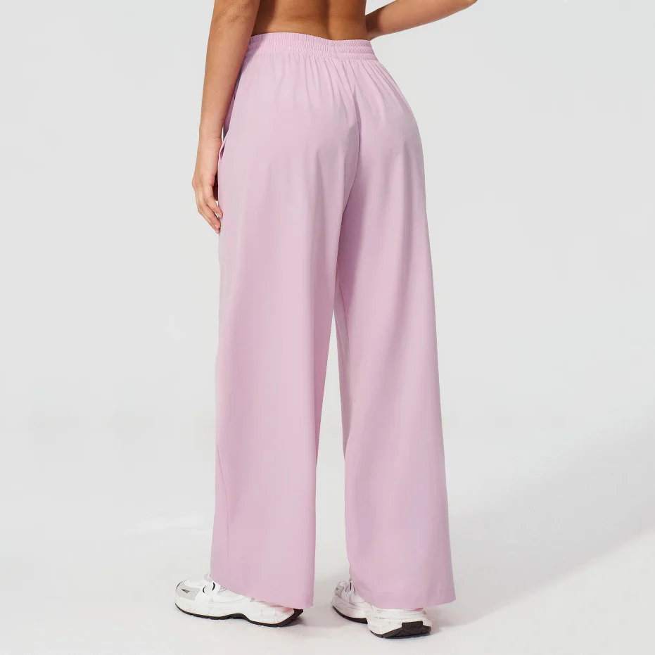 Color-Block Women's Yoga Pants – UV Sun Protection & Loose Fit ZC3598