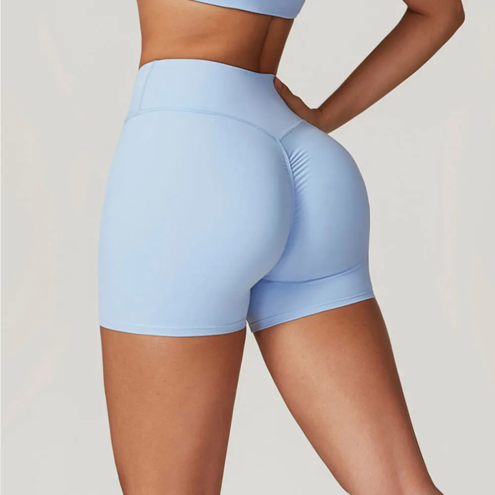 High Waist Contour Seamless Yoga Shorts Performance