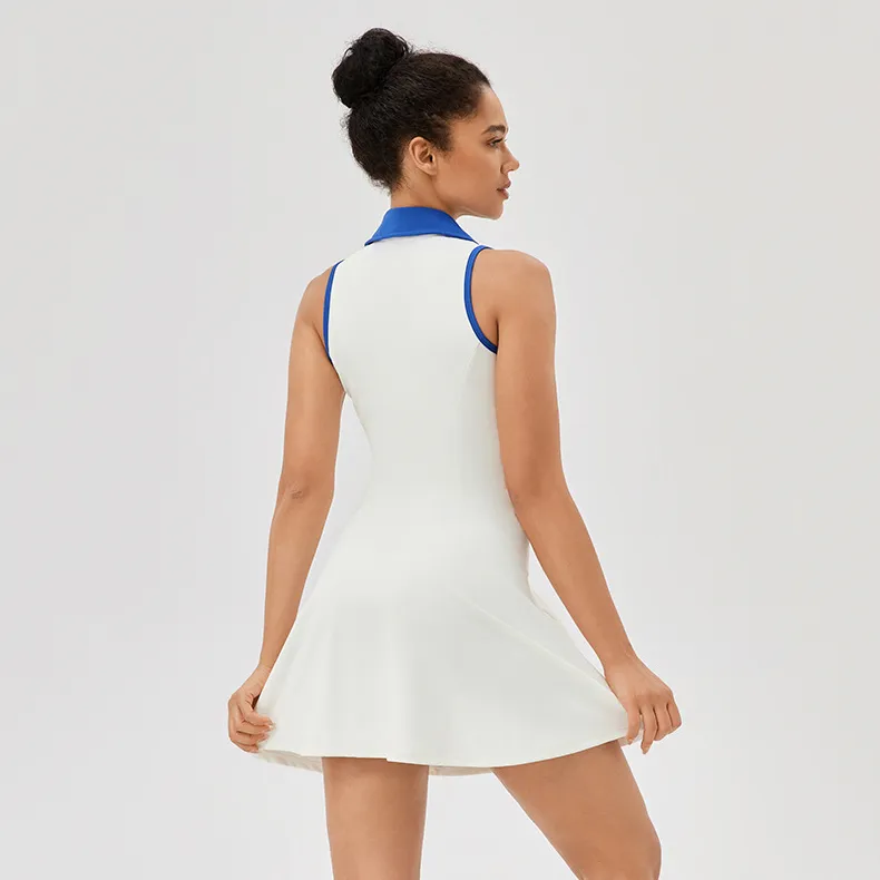 Lapel Tennis Jumpsuit
