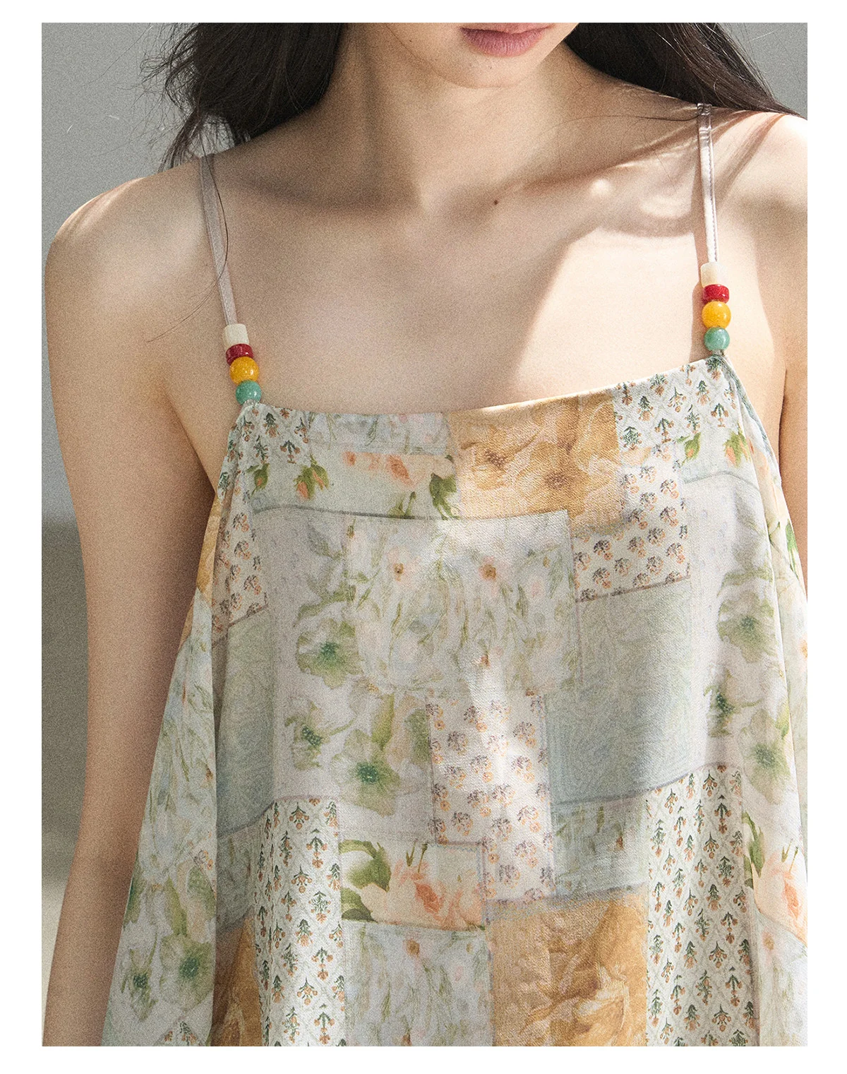 Sun-Kissed Flowy Chiffon Vacation Blouse