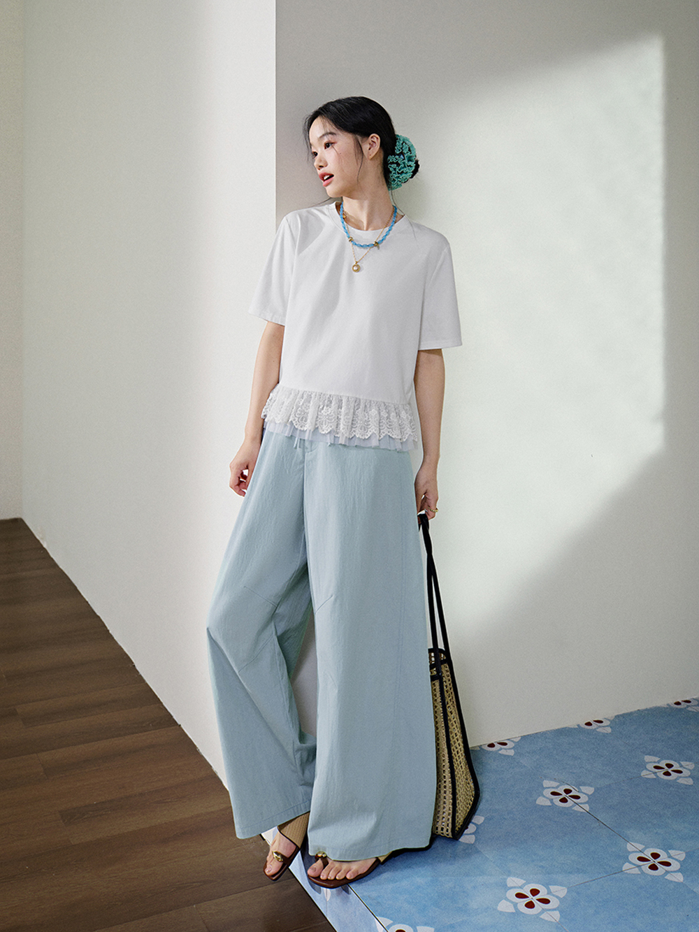 Elastic Waist Pants
