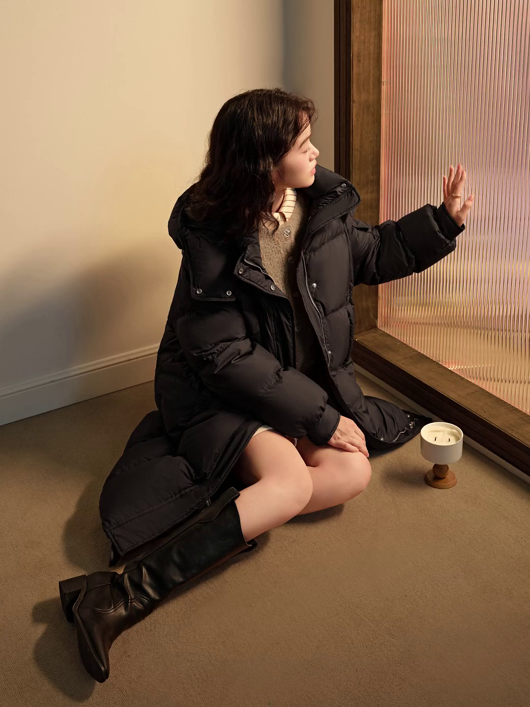 Hooded Down Coat