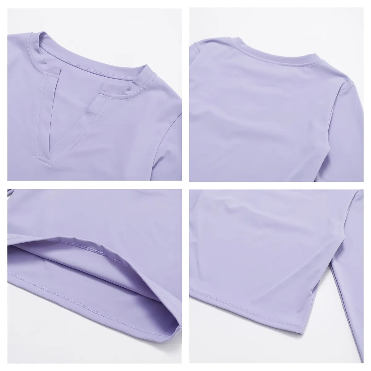 V Neck Long Sleeve Yoga Top