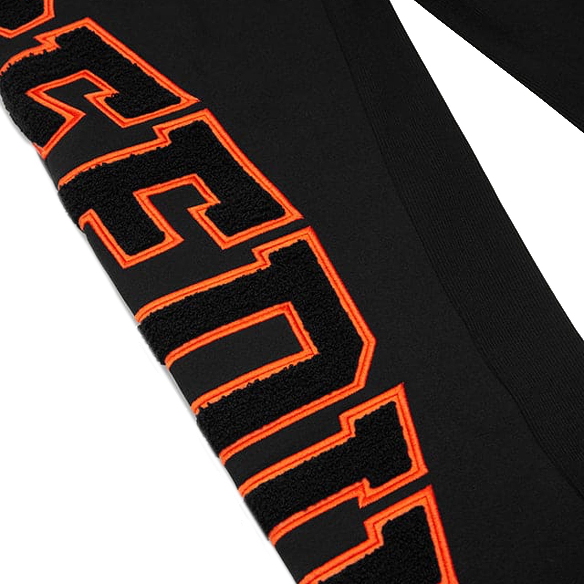 Geedup Team Logo Trackpants 'Black / Black Orange' (2025)