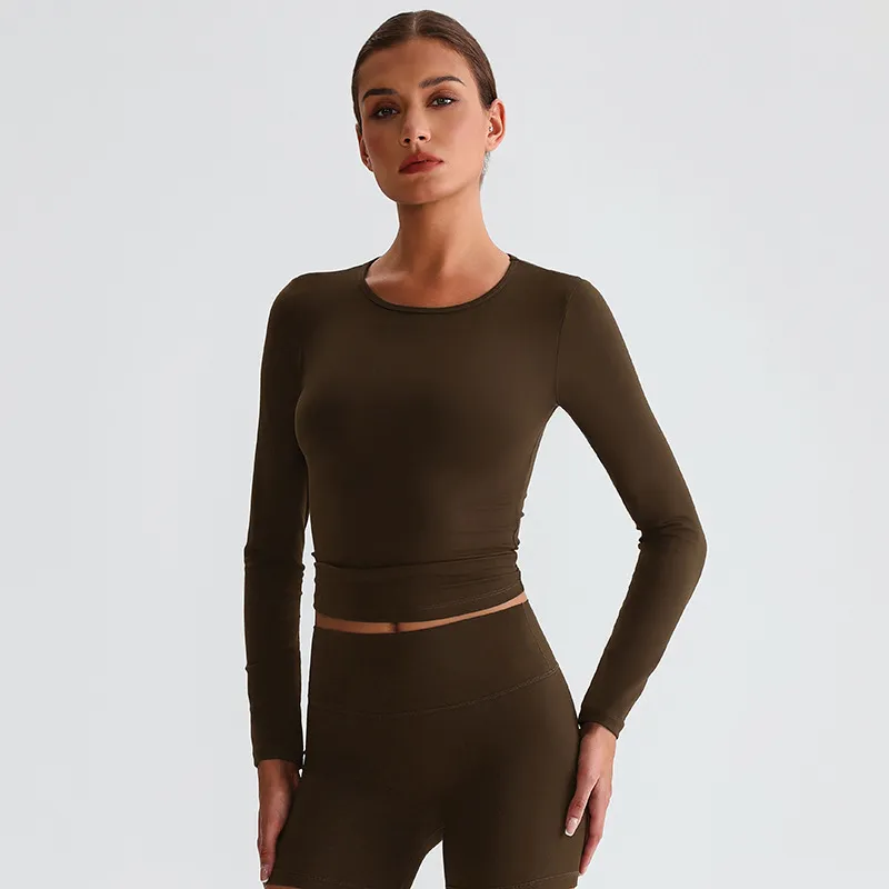 Recycled Slim Fit Yoga Long Sleeve Top