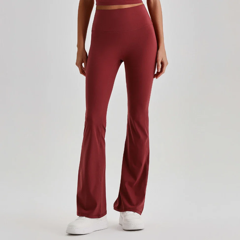 Naked-Feel High-Waisted Flared Yoga Pants