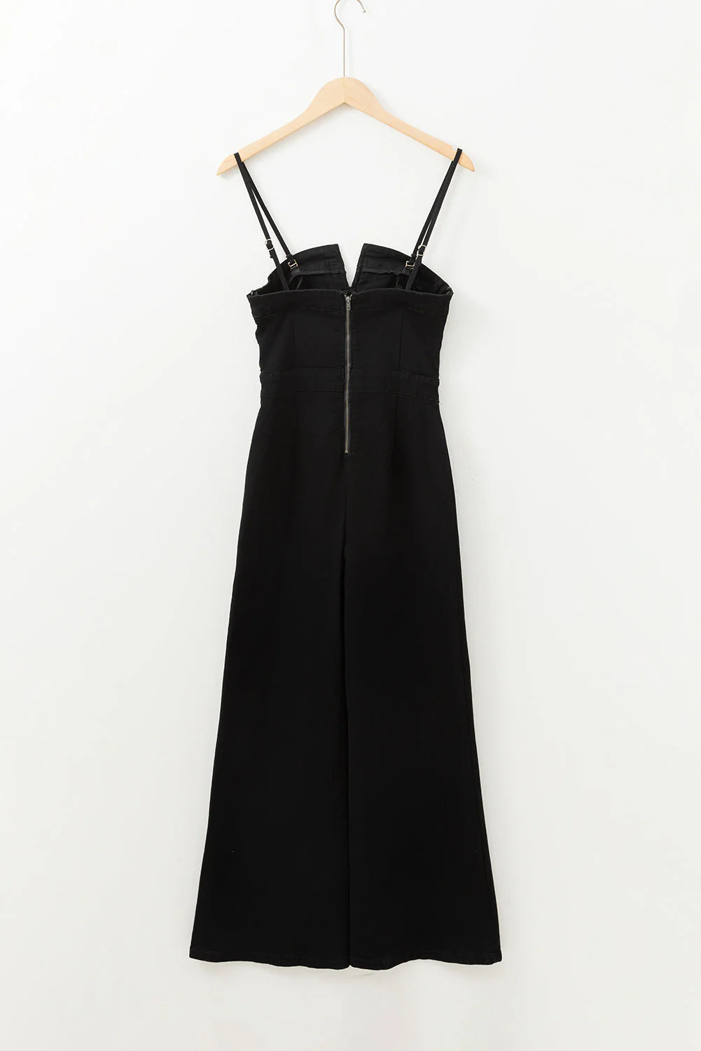 Spaghetti Strap Flared Jumpsuit